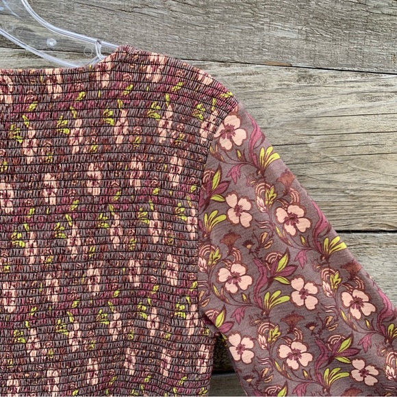 Nation LTD Tee Womens M Bunny Smocked Floral Love Story - Picture 12 of 16